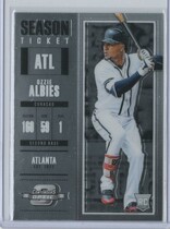 2018 Panini Chronicles Contenders Optic Season Ticket #6 Ozzie Albies