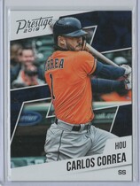 2018 Panini Chronicles Prestige #4 Carlos Correa