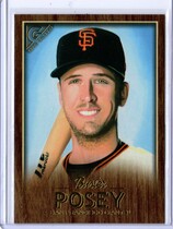 2018 Topps Gallery Wood #62 Buster Posey