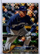 2018 Topps Chrome X-Fractor #135 Orlando Arcia