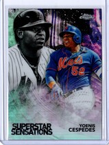 2018 Topps Chrome Superstar Sensations Refractor #SS-11 Yoenis Cespedes