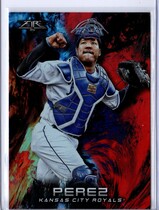 2018 Topps Fire Flame #34 Salvador Perez