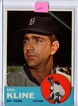 1963 Topps Base Set #84 Ron Kline