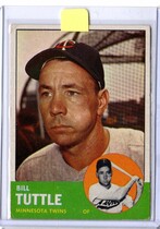 1963 Topps Base Set #127 Bill Tuttle