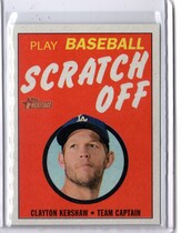 2019 Topps Heritage 1970 Topps Scratch-Off #10 Clayton Kershaw