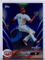 2018 Topps Opening Day Blue Foil #34 Billy Hamilton