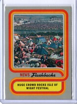 2019 Topps Heritage News Flashbacks #NF-7 Isle Of Wight Music Festival