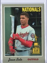 2019 Topps Heritage 1970 Cloth Stickers #4 Juan Soto