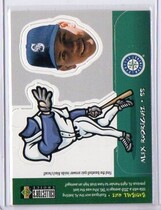 1998 Upper Deck Collectors Choice Mini Bobbin Heads #26 Alex Rodriguez