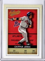 2002 Fleer Authentix #58 Chipper Jones