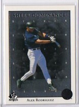 1998 SP Authentic Sheer Dominance #SD11 Alex Rodriguez