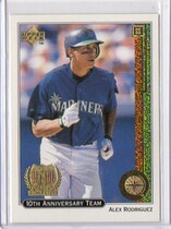 1999 Upper Deck 10th Anniversary Team #X16 Alex Rodriguez