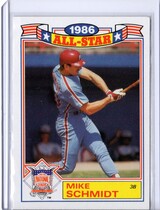1987 Topps Glossy All Stars #4 Mike Schmidt