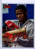2019 Stadium Club Red Foil #56 Ronald Acuna Jr.