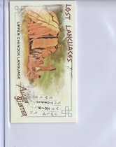 2019 Topps Allen & Ginter Mini Lost Languages #LL-4 Upper Chinook Language