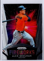 2019 Panini Prizm Fireworks #F8 Alex Bregman