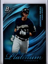 2019 Bowman Platinum Platinum Presence #PP-17 Christian Yelich