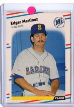 1988 Fleer Base Set #378 Edgar Martinez