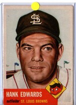 1953 Topps Base Set #90 Hank Edwards