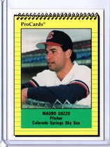 1991 ProCards Colorado Springs Sky Sox #2179 Mauro Gozzo