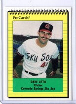1991 ProCards Colorado Springs Sky Sox #2180 Dave Otto