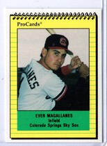 1991 ProCards Colorado Springs Sky Sox #2192 Ever Magallanes