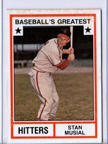 1982 TCMA Greatest Hitters Grey Backs #2 Stan Musial