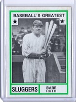 1982 TCMA Greatest Sluggers Grey Backs #18 Babe Ruth