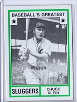1982 TCMA Greatest Sluggers Grey Backs #26 Chuck Klein