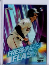 2019 Topps Chrome Freshman Flash #FF-11 Chris Shaw