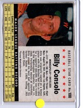 1961 Post Cereal #100 Billy Consolo