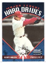 1998 Leaf Rookies & Stars Major League Hard Drives #16 Scott Rolen