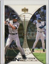 2000 Upper Deck Hitters Club Generations of Excellence #GE10 Ken Griffey Jr.|Alex Rodriguez