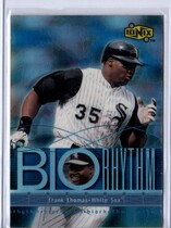 2000 Upper Deck Ionix BIOrhythm #B9 Frank Thomas