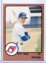 1988 ProCards Appleton Foxes #158 Jeff Baum