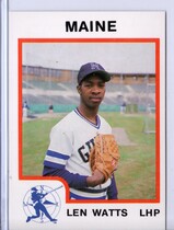 1987 ProCards Maine Guides #3 Len Watts
