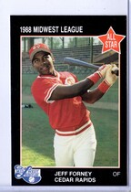 1988 Grand Slam Midwest League All Stars #10 Jeff Forney