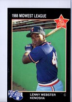 1988 Grand Slam Midwest League All Stars #31 Lenny Webster
