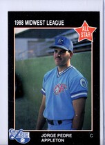 1988 Grand Slam Midwest League All Stars #37 Jorge Pedre