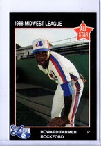 1988 Grand Slam Midwest League All Stars #46 Howard Farmer