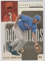 2001 SPx Foundations #F3 Alex Rodriguez