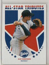 2001 Upper Deck Vintage All-Star Tribute #AS7 Alex Rodriguez
