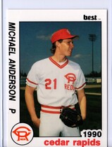 1990 Best Cedar Rapids Reds #20 Michael Anderson