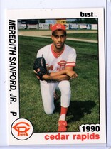 1990 Best Cedar Rapids Reds #23 Mo Sanford