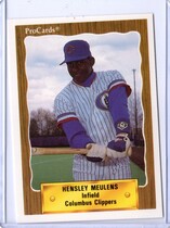 1990 ProCards Columbus Clippers #682 Hensley Meulens