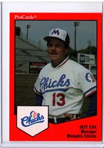 1989 ProCards Memphis Chicks #1195 Jeff Cox