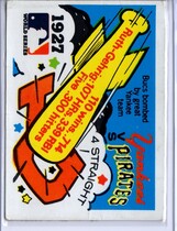 1971 Fleer Laughlin World Series (Black Text Back) #25 1927 Pirates|Yankees