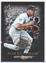 1998 Leaf Fractal Materials #165 Alex Rodriguez
