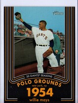 2020 Topps Heritage 20 Gigantic Seasons #4 Willie Mays