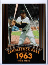 2020 Topps Heritage 20 Gigantic Seasons #13 Willie Mays